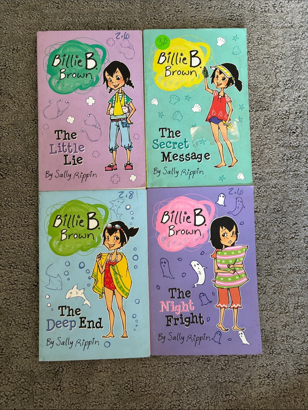 Billie Brown early reader chapter books- lot of 4 different titles